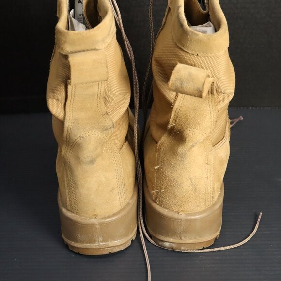 Altama Mens 11.5N Narrow Leather Desert Tan  Army Combat Boots SPE1C1-12-D-1053 - Picture 7 of 16